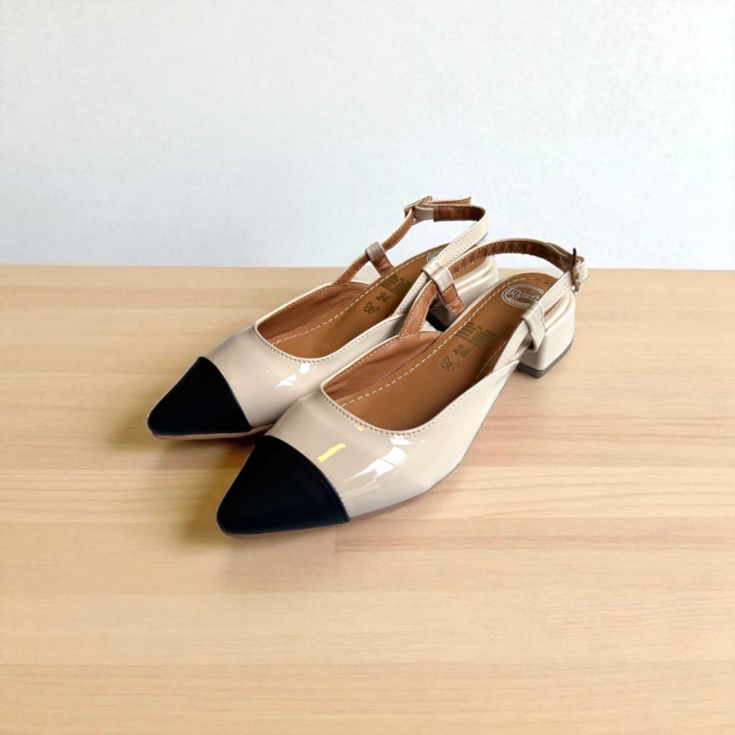 Mini Tacón Black & White