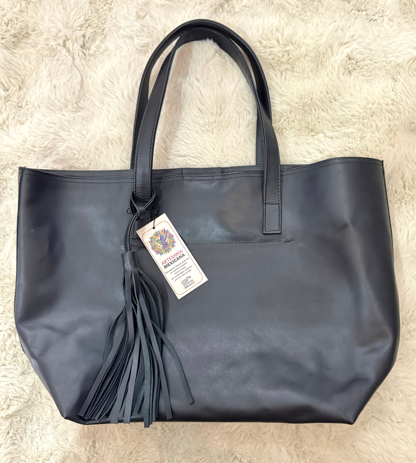 Bolsa de piel tipo Tote