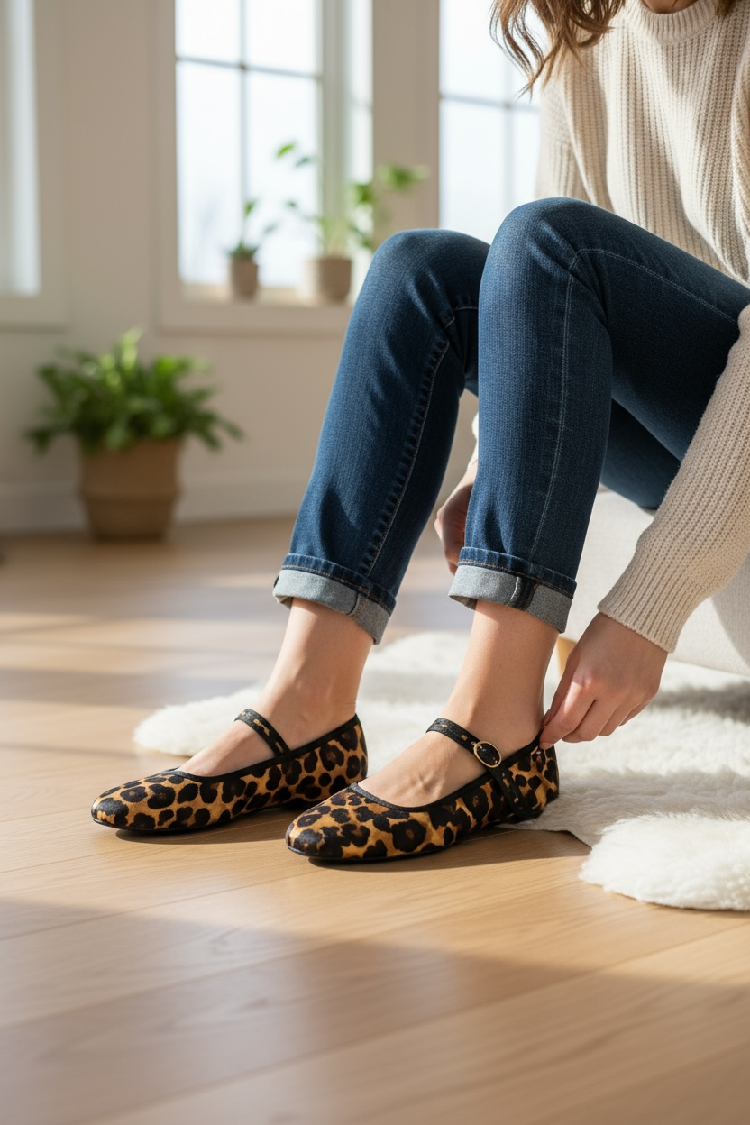Flats ANA Leopardo